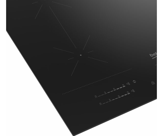 Strak design van Beko inductiekookplaat met flexizone