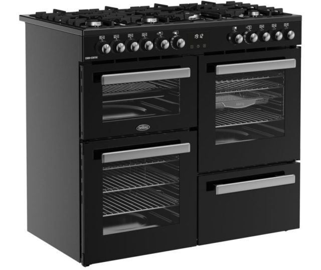 Belling COOKCENTRE 100 DF BLK fornuis