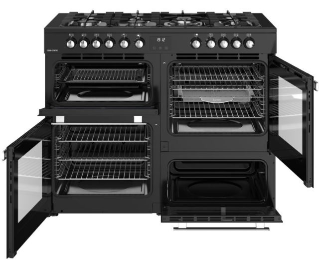 Belling fornuis met 3 aparte ovens en geïntegreerde AirFry functie