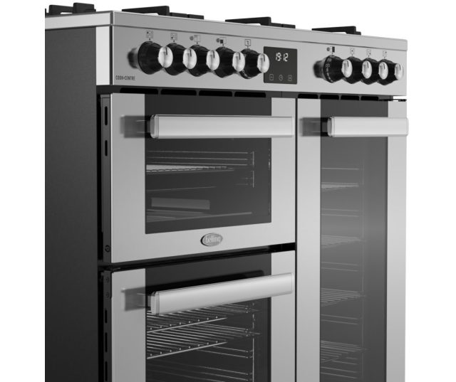 Belling COOKCENTRE 90DF STA met praktische ovenfuncties zoals ontdooien en sudderen
