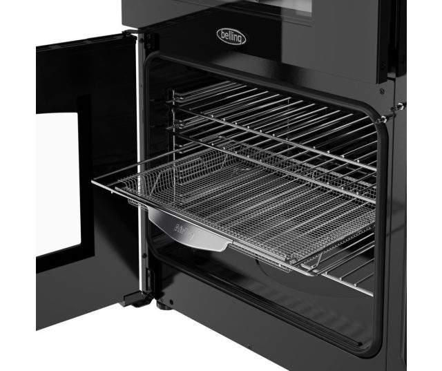 Binnenkant oven met Easy Clean emaille in Belling COOKCENTRE 90Ei BLK