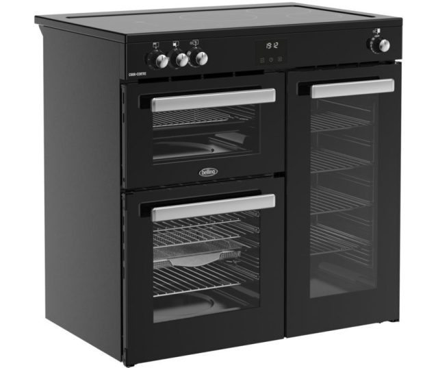 Duurzaam en energiezuinig A-label Belling COOKCENTRE 90Ei BLK fornuis