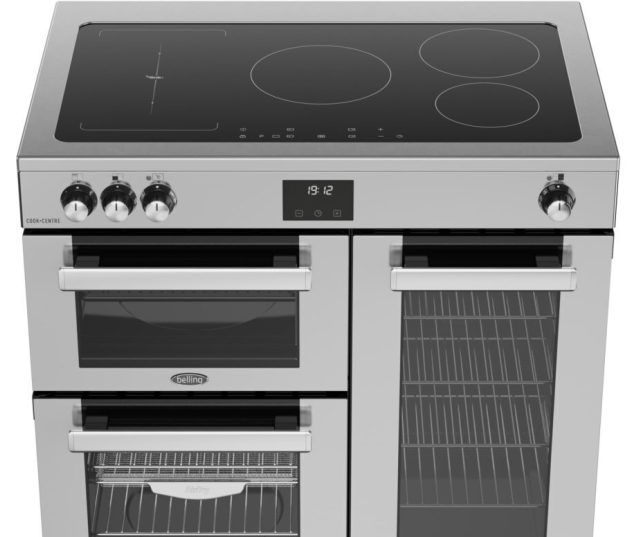 Belling COOKCENTRE 90Ei STA kookplaat met boostfunctie en veiligheid inductie