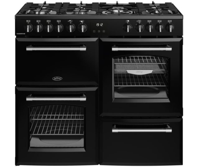 BELLING fornuis gas FARMHOUSE 100DF BLK