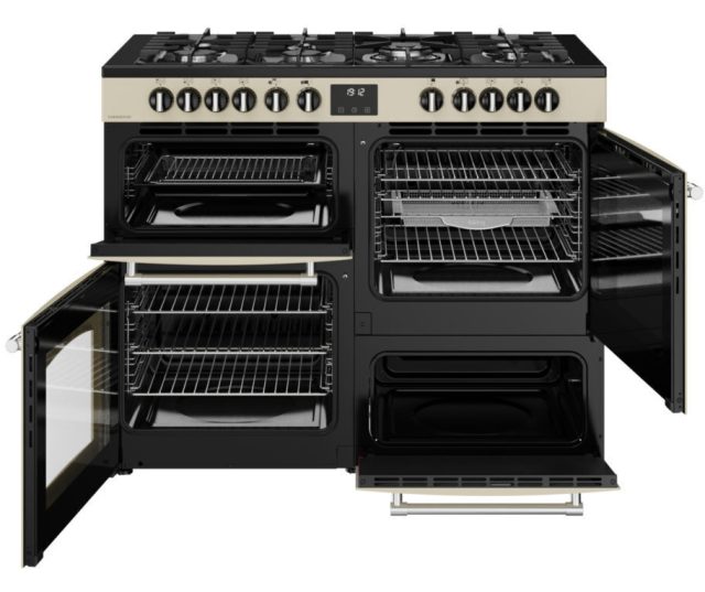 FARMHOUSE 100DF CRM oven met digitale timer en Easy Clean emaille binnenbekleding