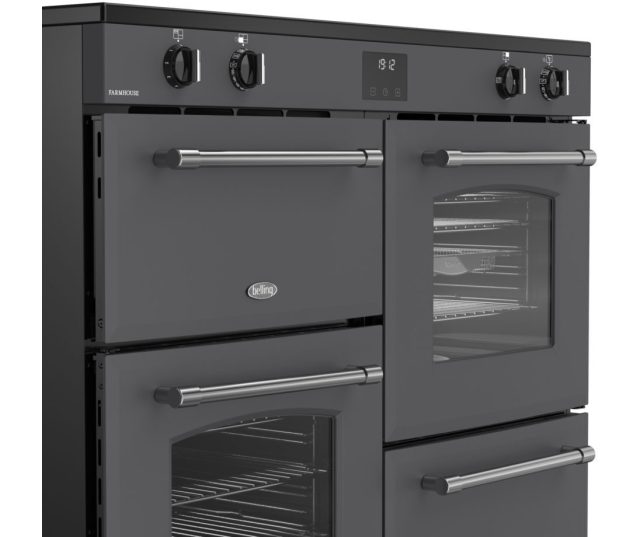 Inductiefornuis Belling 110Ei ANT met klassieke uitstraling en chromen accenten