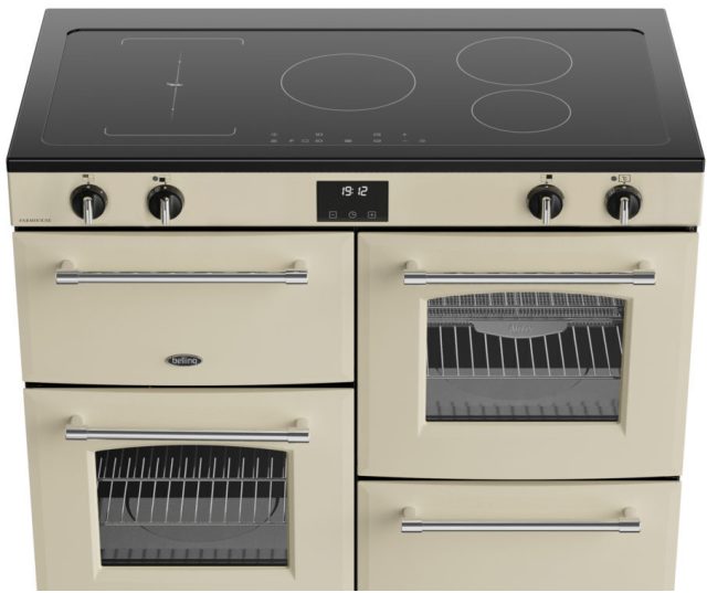 Belling 110Ei CRM fornuis – keramisch oppervlak met vijf flexibele kookzones