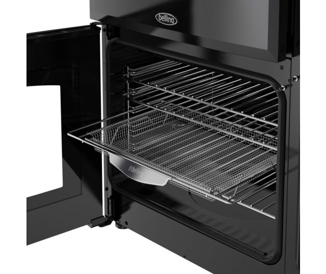 fornuis met 60L, 81L en 33L ovens met grill-, sudder- en heteluchtstanden