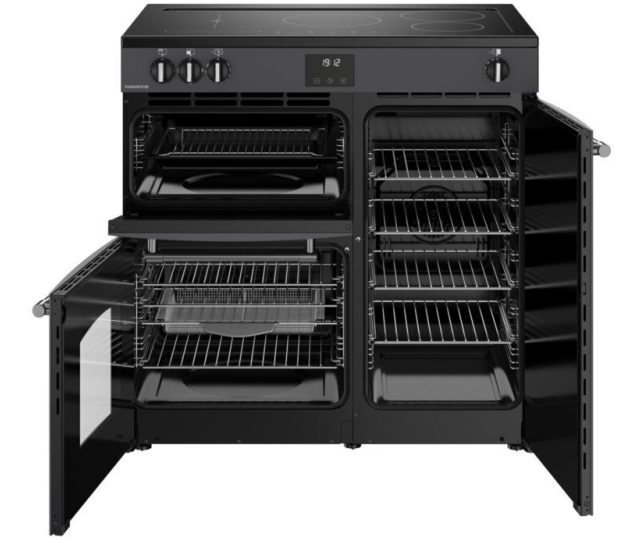 Elektrisch fornuis met 3 ovens Belling FARMHOUSE 90Ei ANT voor veelzijdig bakken