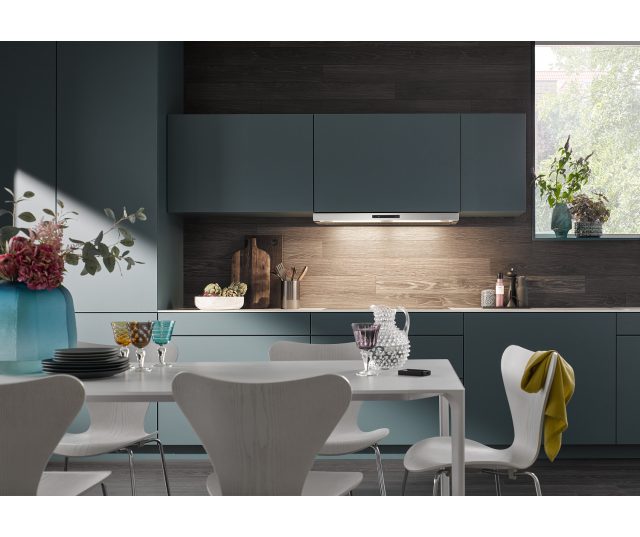 BEH 60 FLT vlakscherm afzuigkap - 60 cm. breed