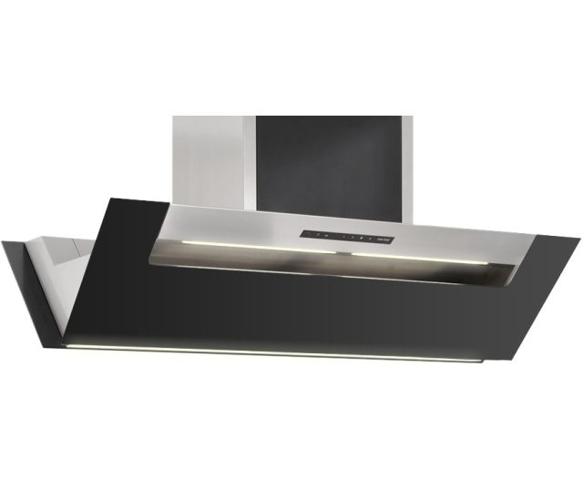 Berbel BIH 110 EG zwart eiland afzuigkap