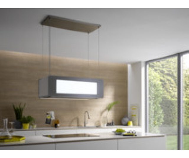 Berbel BIH 115 SKC eiland afzuigkap - zilver metallic