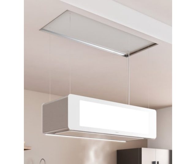 Berbel BIH 115 SKC eiland afzuigkap - zilver metallic