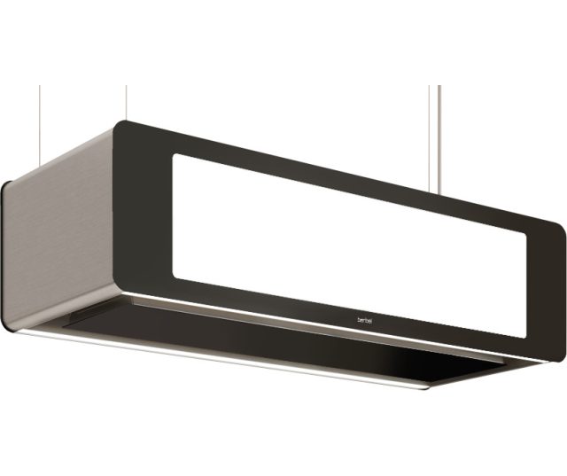 BERBEL afzuigkap eiland BIH 115 SKC ZWART