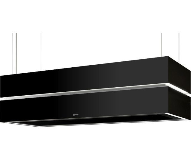 BERBEL afzuigkap eiland BIH 135 SKE-S ZWART