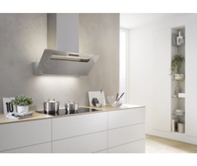 Berbel BKH 90 EG-2 zilver metallic wand afzuigkap