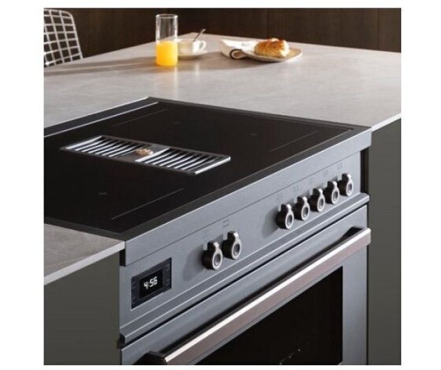 Bertazzoni PROCH94I1EXT Air-Tecinductie fornuis met afzuiging outlet