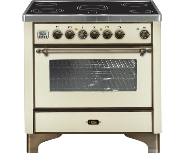 Boretti MBIO90OW inductie fornuis oud-wit