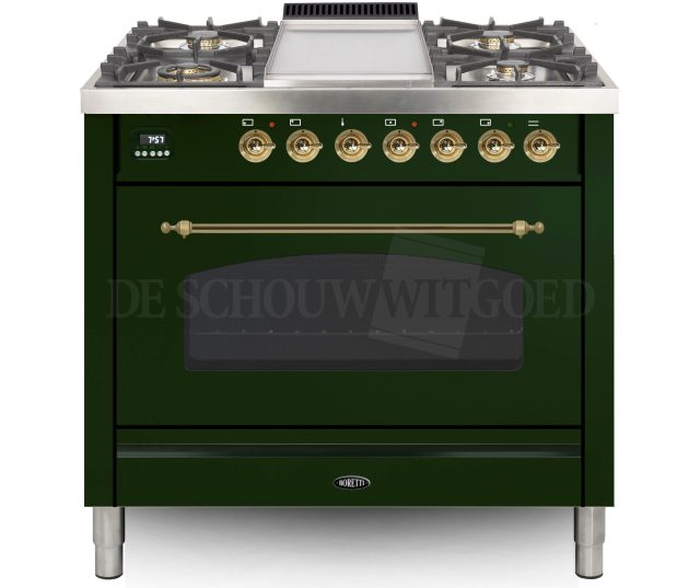 Boretti VFPN93GRG fornuis groen