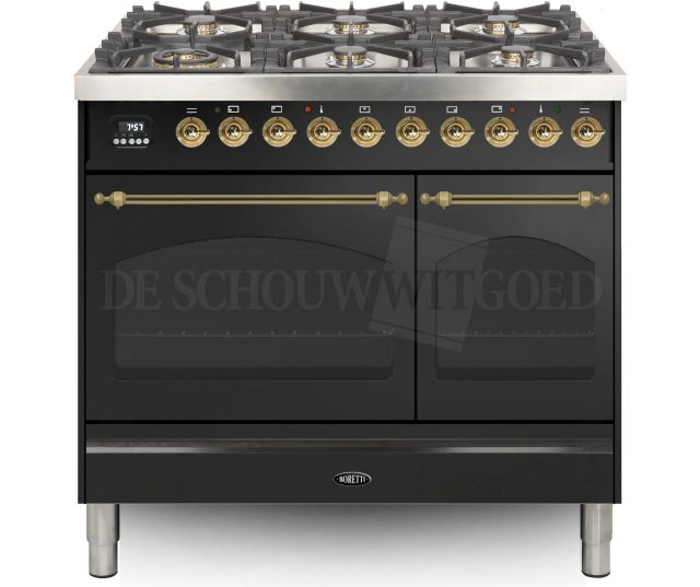 Boretti VPN946ANG fornuis gasoven antraciet