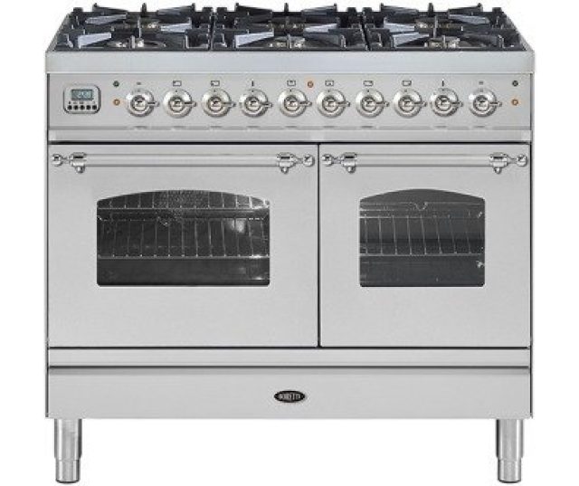 Boretti VPNR104IXG fornuis gasoven roestvrijstaal