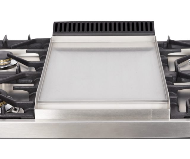 De Boretti VFP93IX is uitgevoerd met een frytop bakplaat