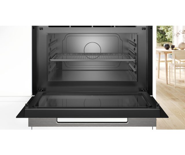 Bosch CEG732XB1 inbouw magnetron met grill - zwart