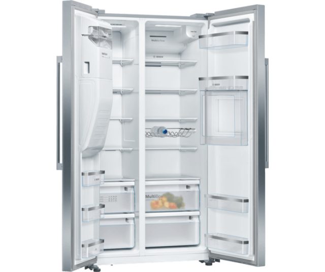 Bosch KAG93AIEP rvs side-by-side koelkast - roestvrijstaal
