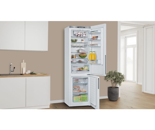 Bosch KGE49AWCA vrijstaande koel/vriescombinatie - 70 cm. breed
