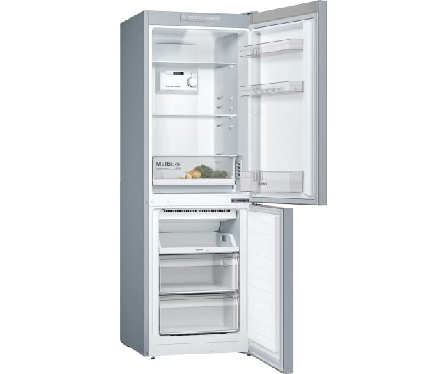 Bosch KGN33NLEB vrijstaande koelkast - rvs-look - 176 cm. hoog