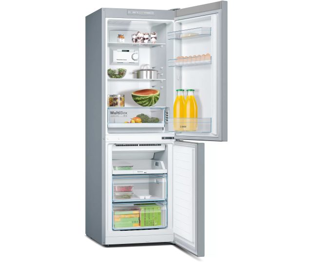 Bosch KGN33NLEB vrijstaande koelkast - rvs-look - 176 cm. hoog