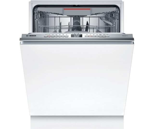 Bosch SBV4HCX19E verhoogde inbouw vaatwasser met besteklade - zeer stil