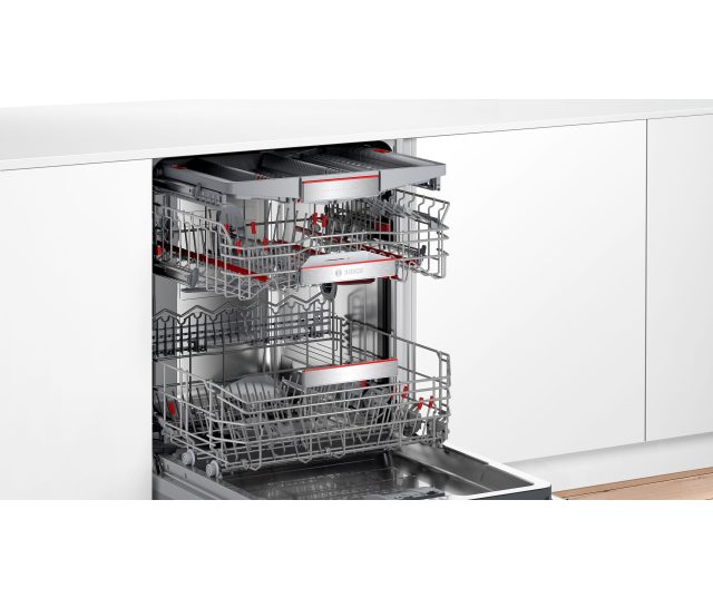 Bosch SBV6ZCX05E verhoogde inbouw vaatwasser met besteklade