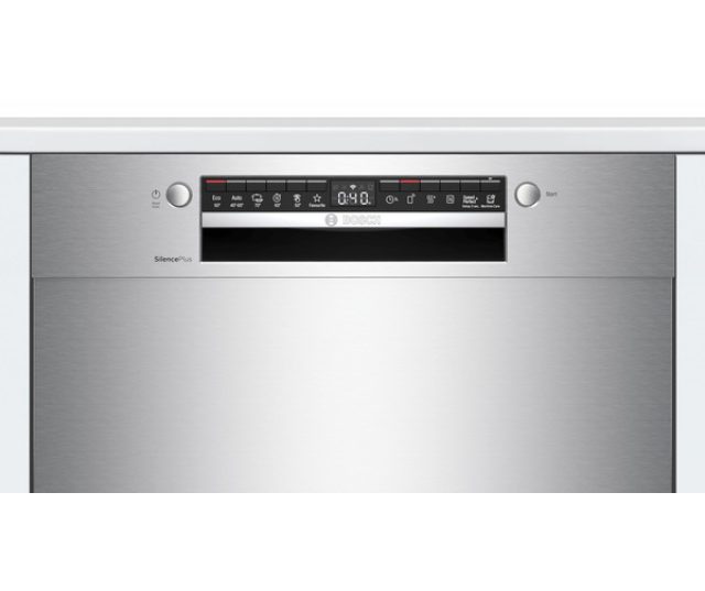 Bosch SMU4HBS48E onderbouw vaatwasser - roestvrijstaal