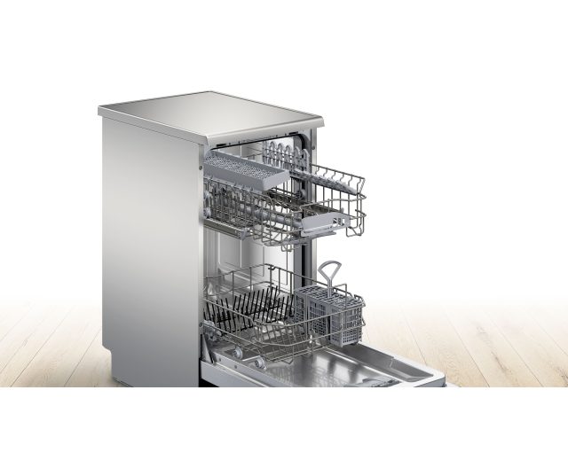 Bosch SPS2HKI58E vrijstaand vaatwasser - 45 cm - rvs-look