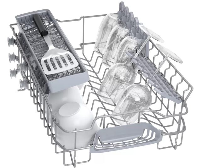 Bosch SRS2IKW04E vrijstaande smalle vaatwasser - 45 cm. breed