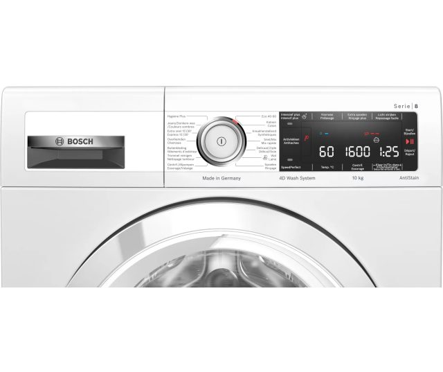 Bosch WAX32M91FG wasmachine met 1600 toeren en 10 kg.