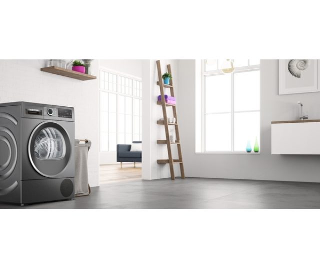 Bosch WQG235DINL warmtepomp droger in kleur cast iron grey