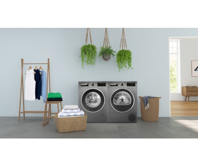 Bosch WQG235DINL warmtepomp droger in kleur cast iron grey