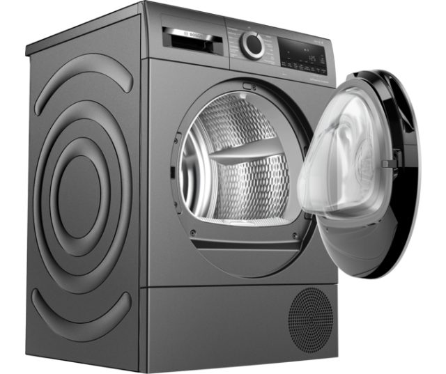 Bosch WQG235DINL warmtepomp droger in kleur cast iron grey