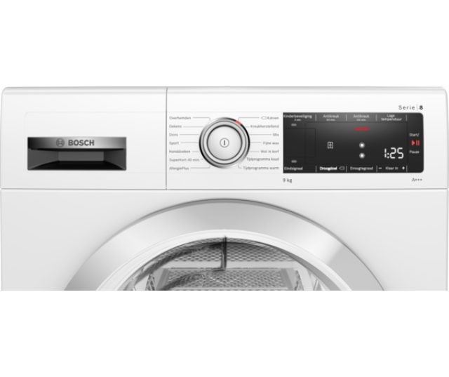 Bosch WTX88M90NL warmtepomp droger met A+++ label | Exclusiv