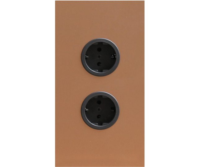 Caressi 2ST20 Copper energiezuil - 2-voudig