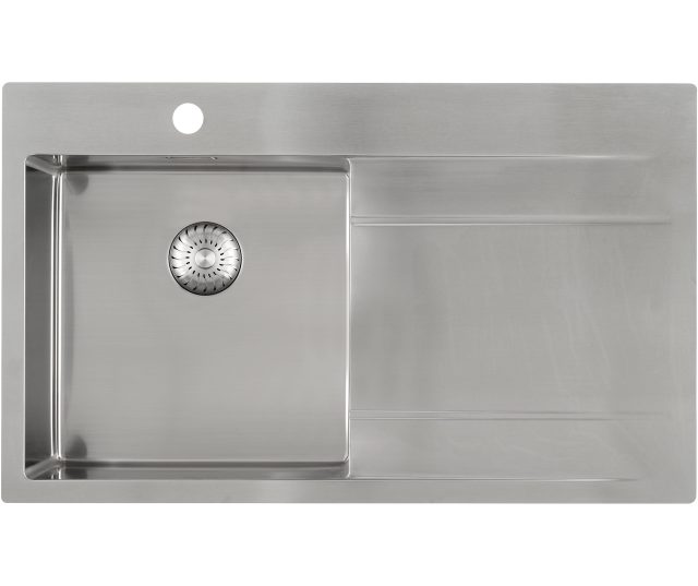 CARESSI spoelbak rvs CAPP40ABL