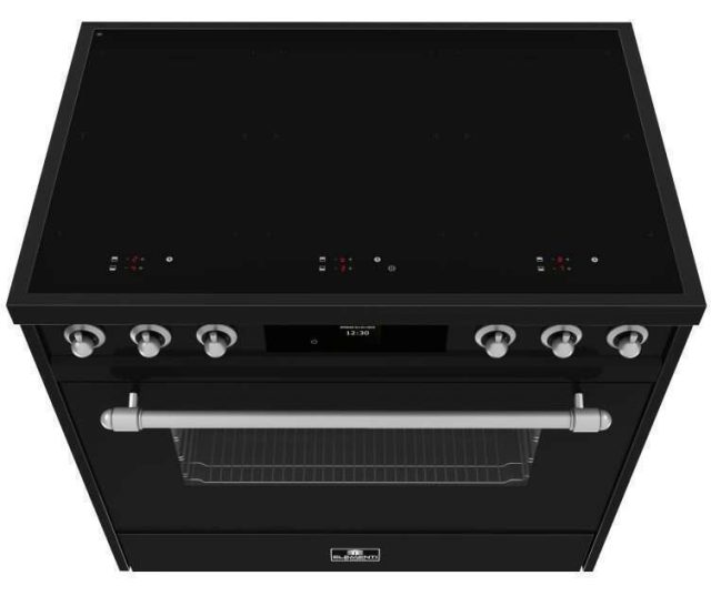 Elementi di Cucina EC9036-ZW-S inductie fornuis - klassiek - zwart