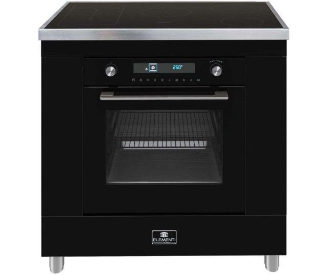 Elementi di Cucina EK9025-ZW-IX inductie forn1uis met oven/magnetron
