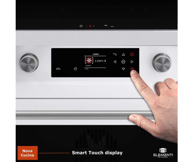 Fornuis met Dual Control touch bediening en kinderslot