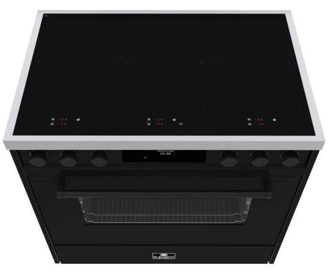 Elementi di Cucina EM9036-ZW-IX-B inductie fornuis - modern- zwart