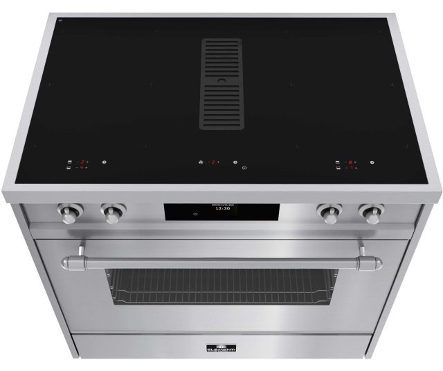Inductiekookplaat ELEMENTI DI CUCINA IC9034-IX-S met 4 zones en bridge-functie