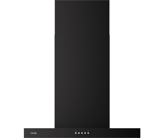 Etna AB360ZT wand afzuigkap - zwart - 60 cm. breed