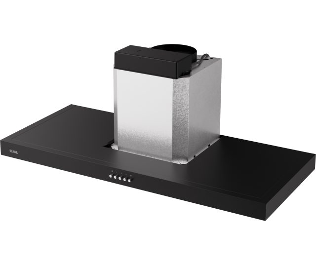 Etna AB390ZT wand afzuigkap - 90 cm. - zwart